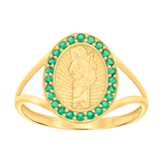 10Kt Gold Cz Ring