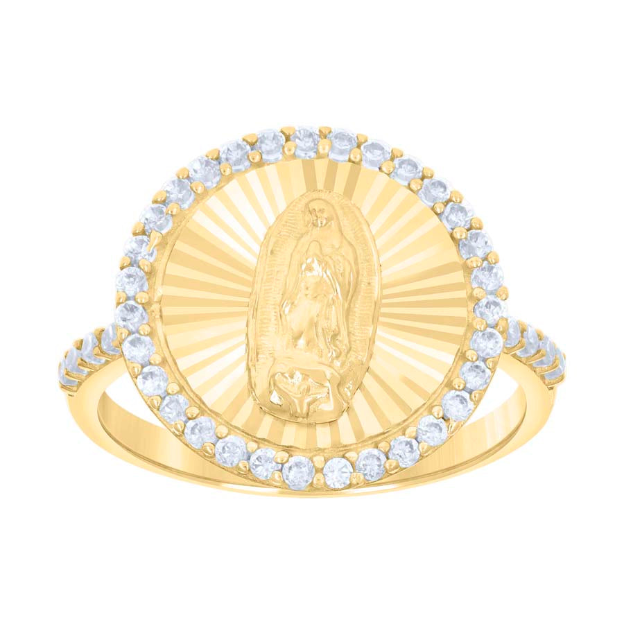 10Kt Gold Cz Ring