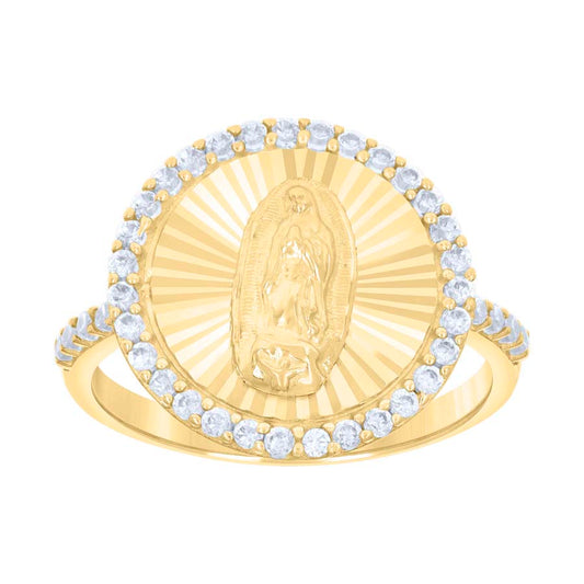10Kt Gold Cz Ring