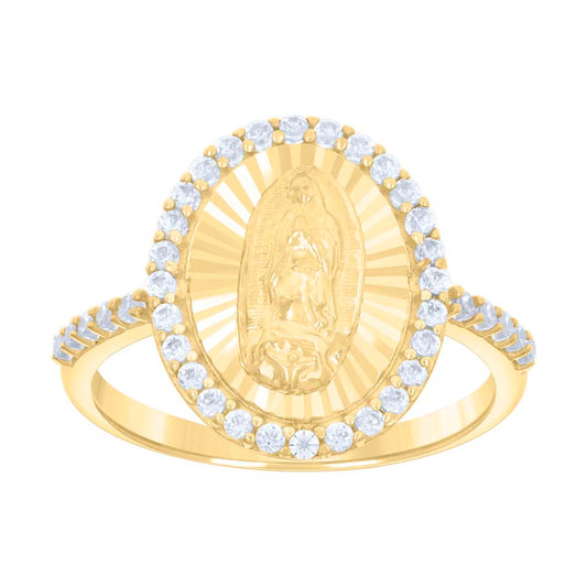 10Kt Gold Cz Ring