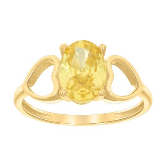 10Kt Gold Cz Baby Ring