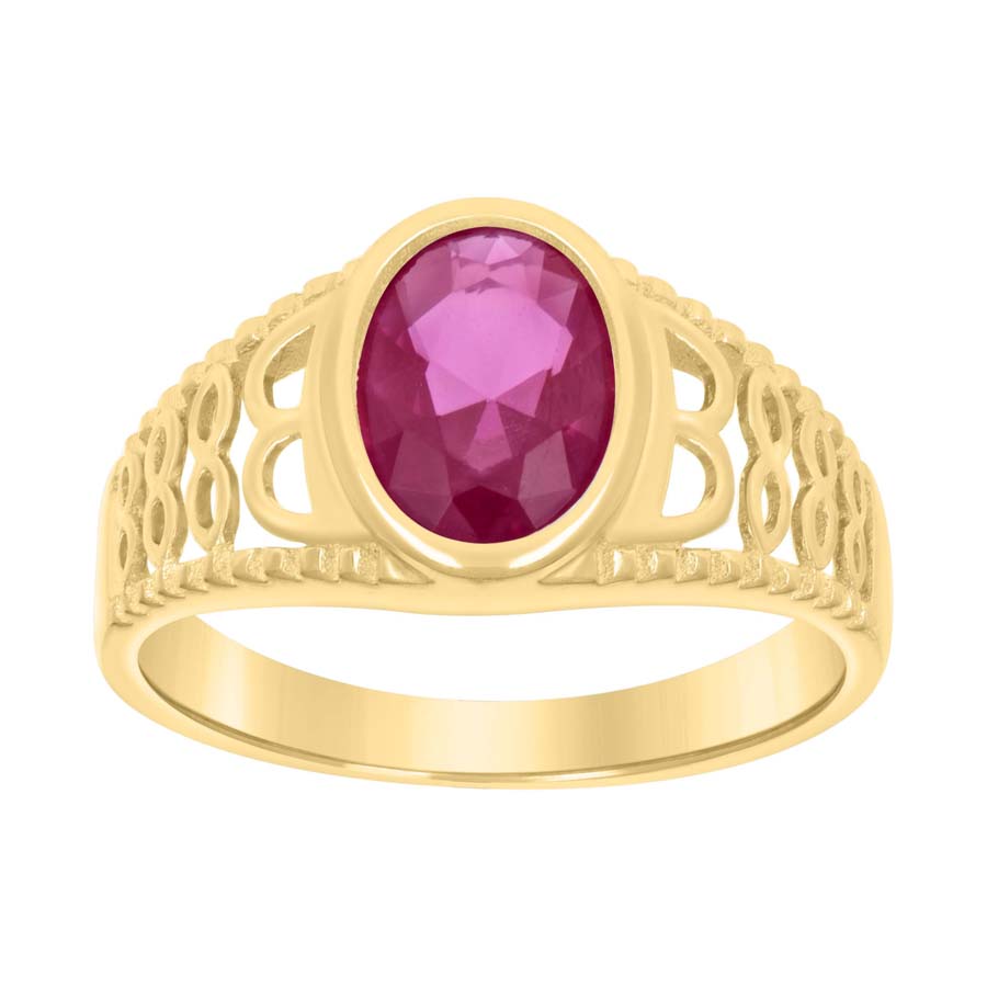 10Kt Gold Cz Baby Ring