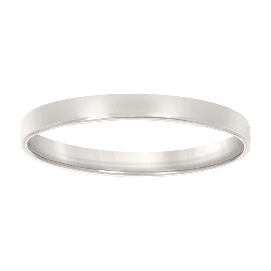 925 Sterling Silver Flat Comfort Band Silver 3mm S