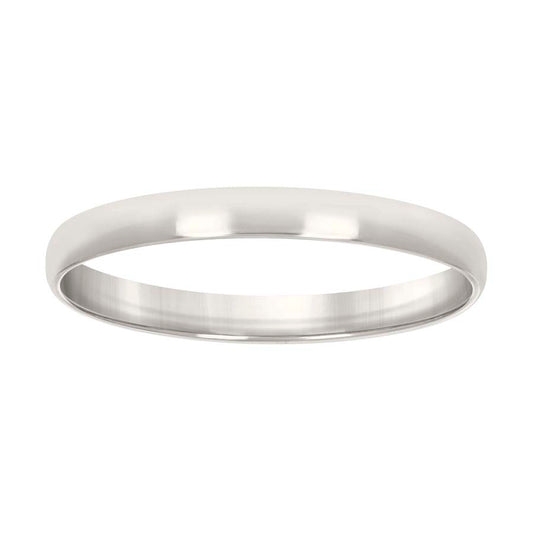 925 Silver Comfort Fit Band 3mm S5-S14 Silver Plat