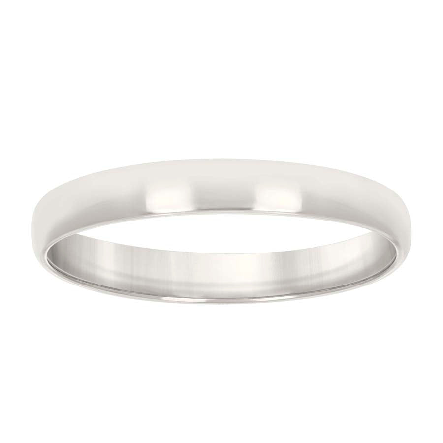 925 Silver Comfort Fit Band 4mm S5-S14 Silver Plat