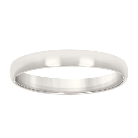 925 Silver Comfort Fit Band 4mm S5-S14 Silver Plat