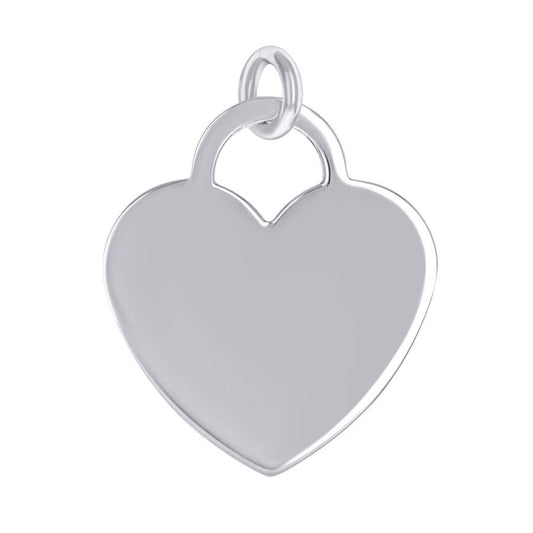 925 Sterling Silver  6.5mm Pendant Silver Plated