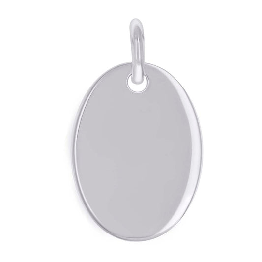 925 Sterling Silver  6.5mm Pendant Silver Plated