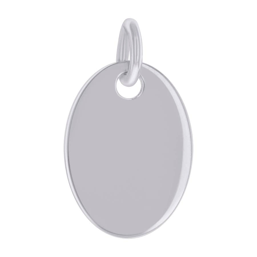 925 Sterling Silver  6.5mm Pendant Silver Plated