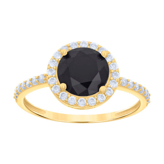 10Kt Gold Cz Ring