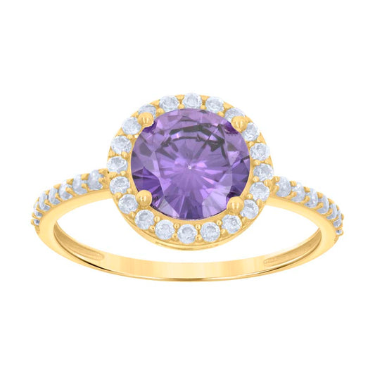 10Kt Gold Cz Ring