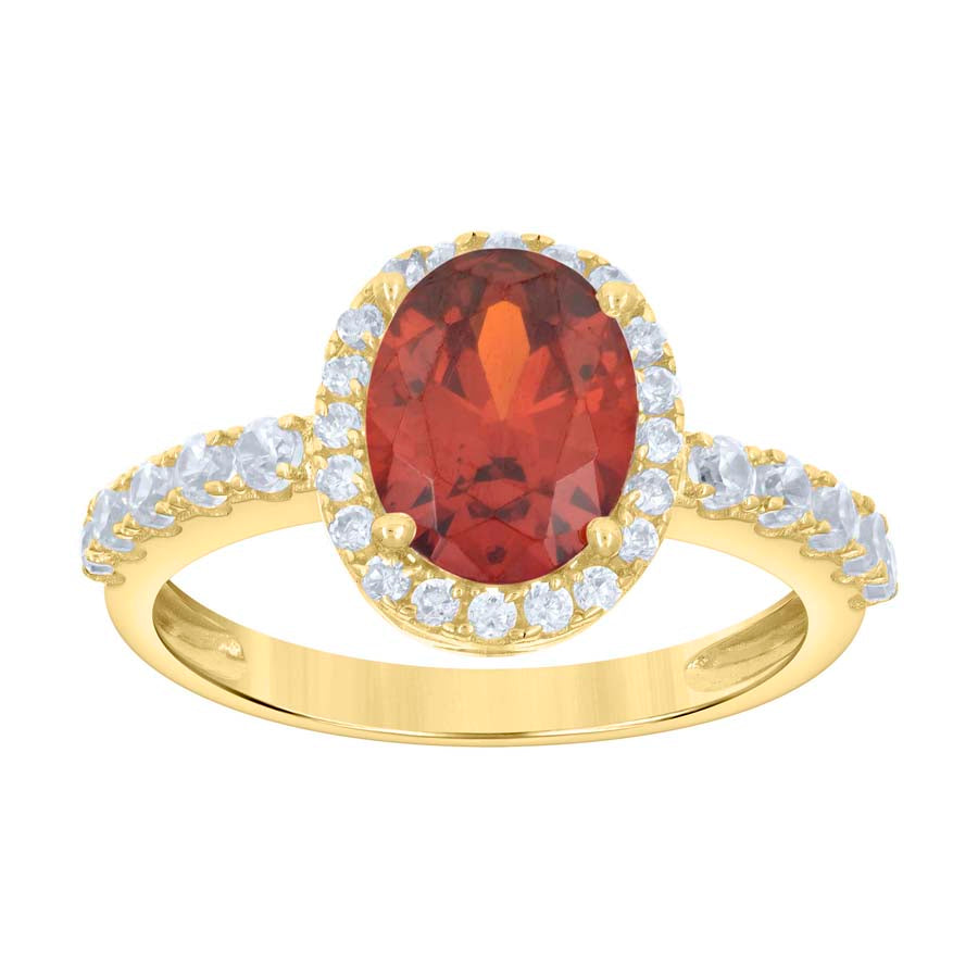 10Kt Gold Cz Ring