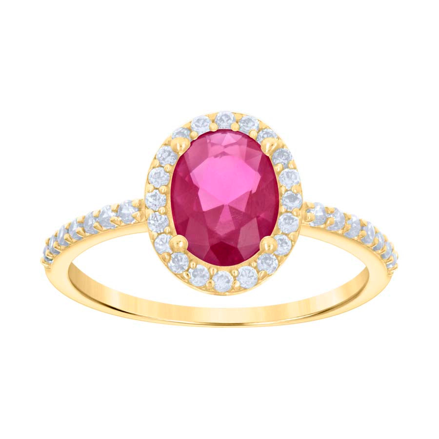 10Kt Gold Cz Ring