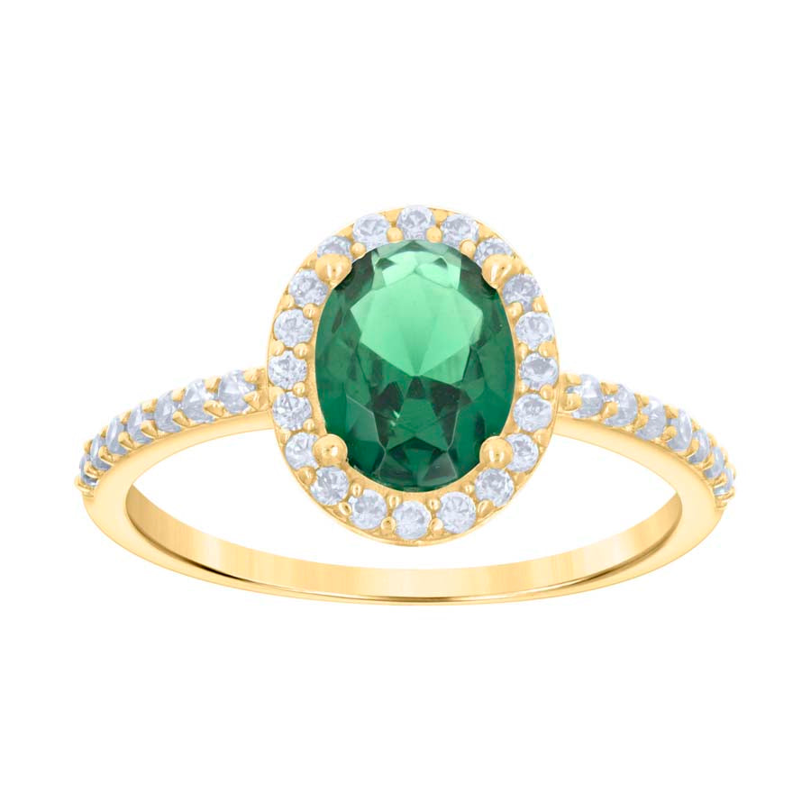 10Kt Gold Cz Ring