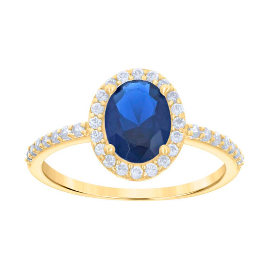 10Kt Gold Cz Ring