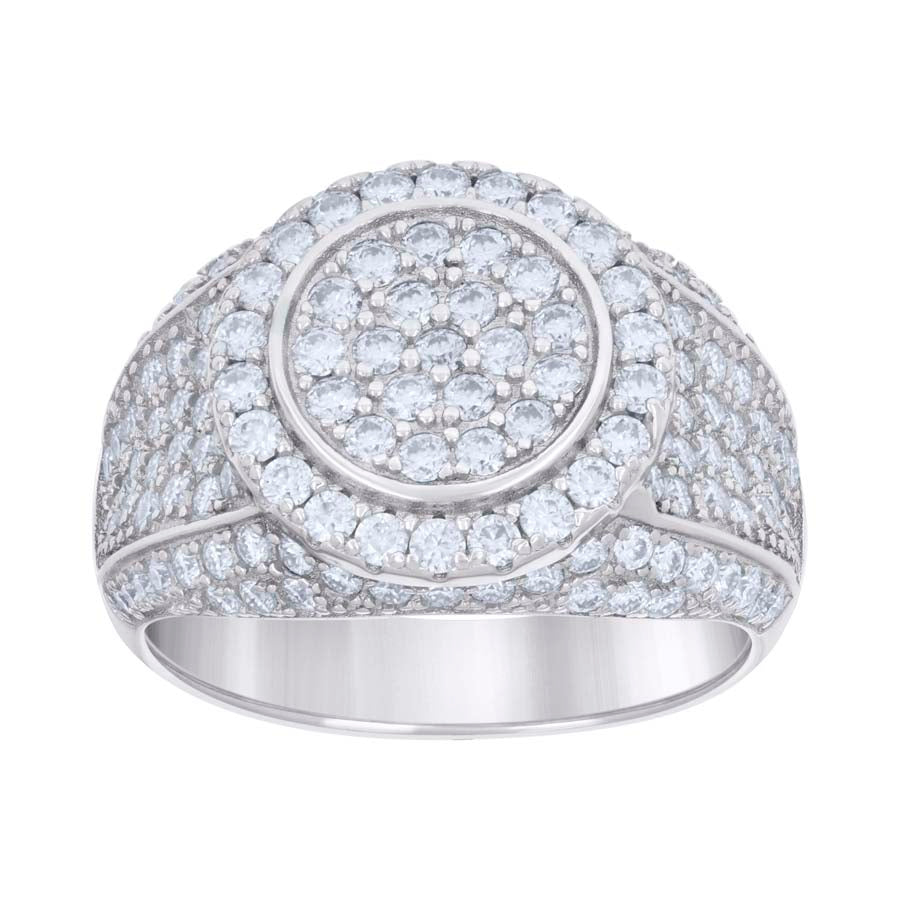 925 Sterling Silver Ring 2.67Ctw Moissanite S7-S11