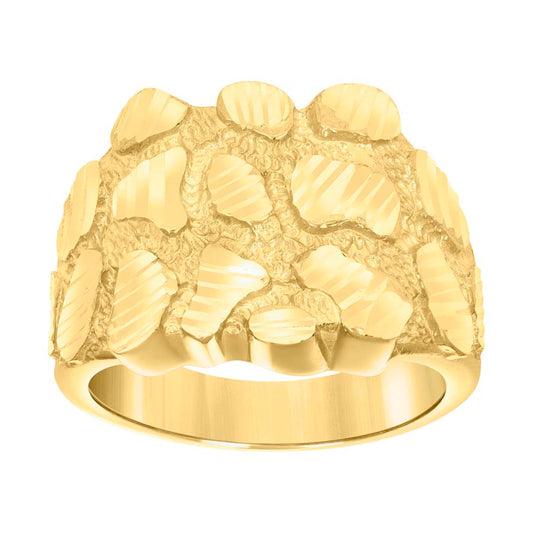 10Kt Gold Nugget Ring