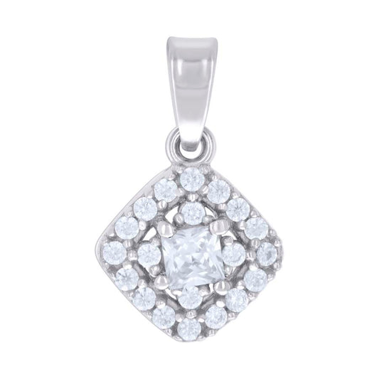 925 Sterling Silver Cz Pendant