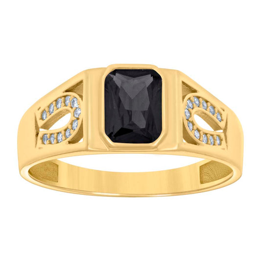 10Kt Gold Cz Ring