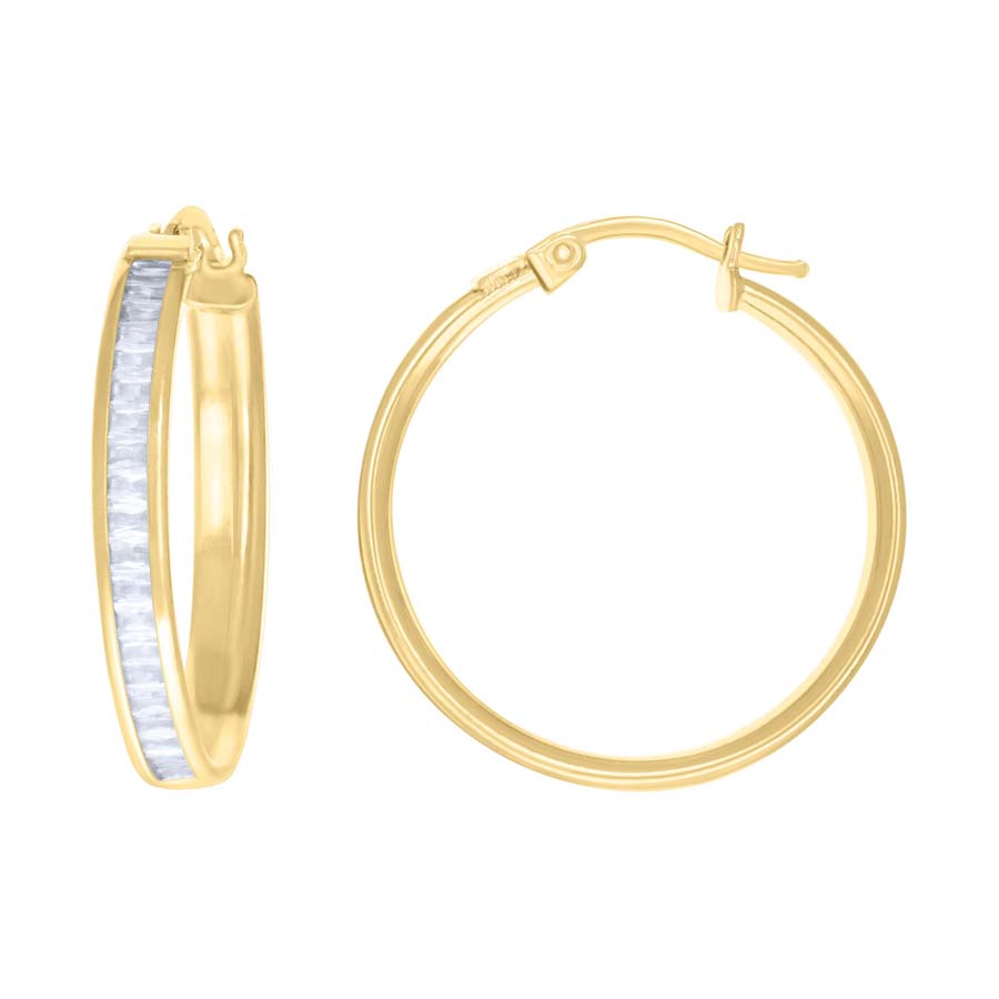 10Kt Gold Hoop Earrings