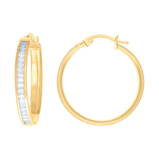 10Kt Gold Hoop Earrings