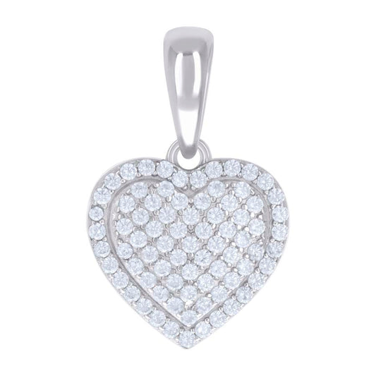 925 Sterling Silver Pendant Moissanite 1.13Ctw