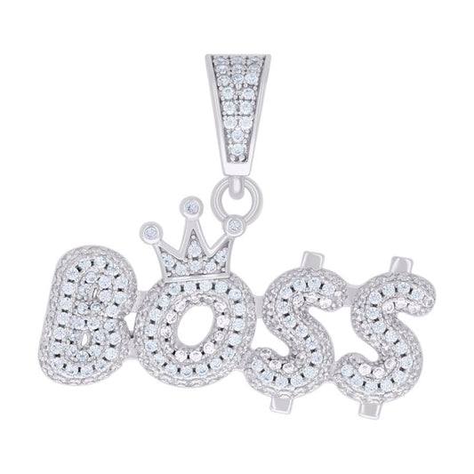 925 Sterling Silver Pendant Moissanite 1.83Ctw