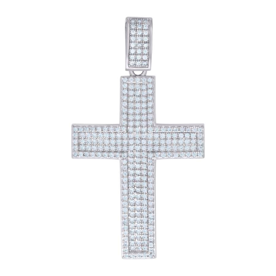 925 Sterling Silver Pendant Moissanite 1.07Ctw