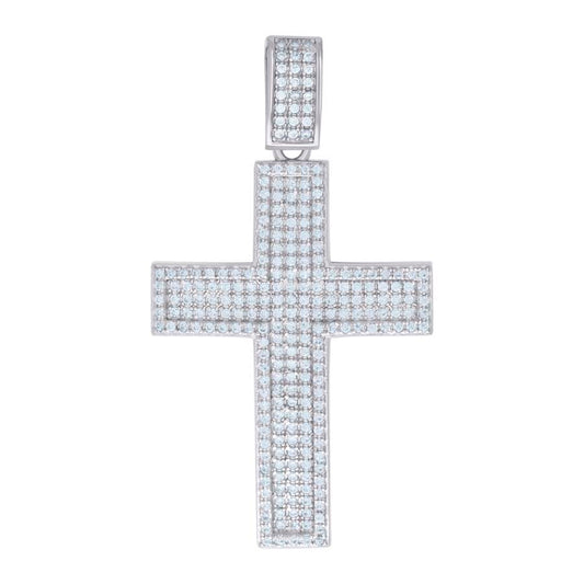 925 Sterling Silver Pendant Moissanite 1.07Ctw