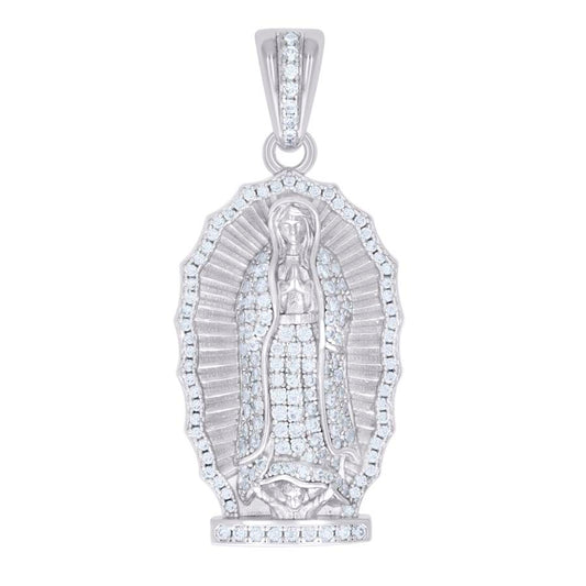 925 Sterling Silver Pendant Moissanite 1.13Ctw