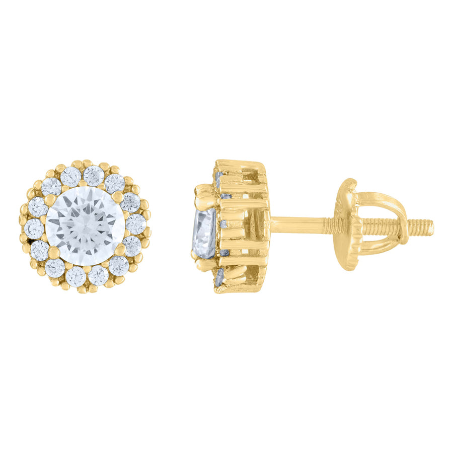925 Silver Earrings With Moissanite Ctw 1.28