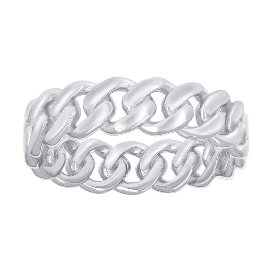 925 Sterling Silver Cz Ring S5-S9