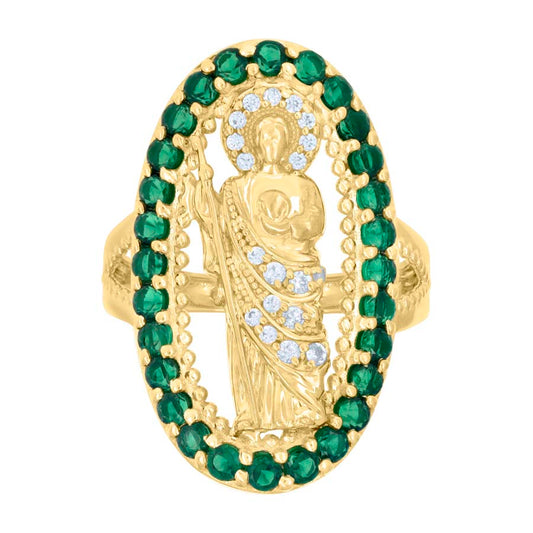 14Kt Gold Cz Ring