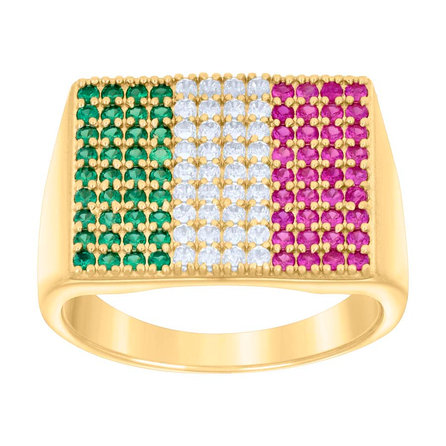 14Kt Gold Cz Ring