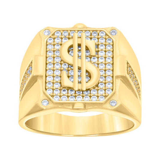 14Kt Gold Cz Ring