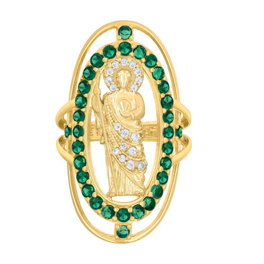14Kt Gold Cz Ring