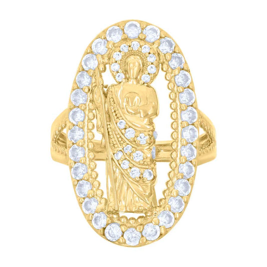 14Kt Gold Cz Ring