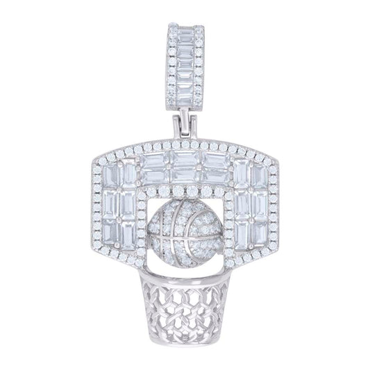 925 Sterling Silver Cz Pendant