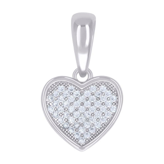 925 Sterling Silver Cz Pendant