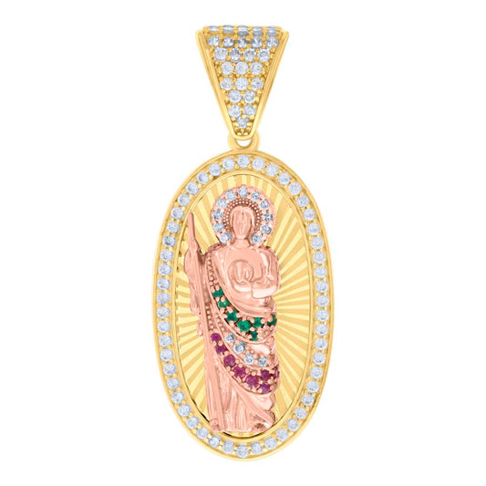 14Kt Gold Cz Pendant