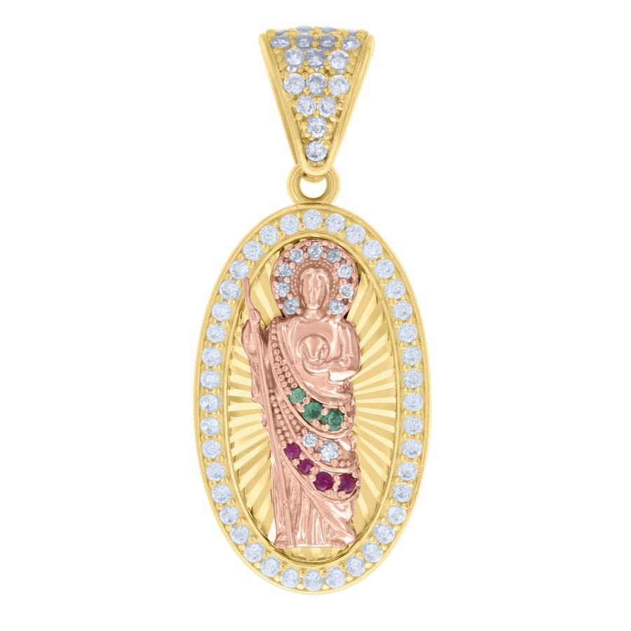 14Kt Gold Cz Pendant