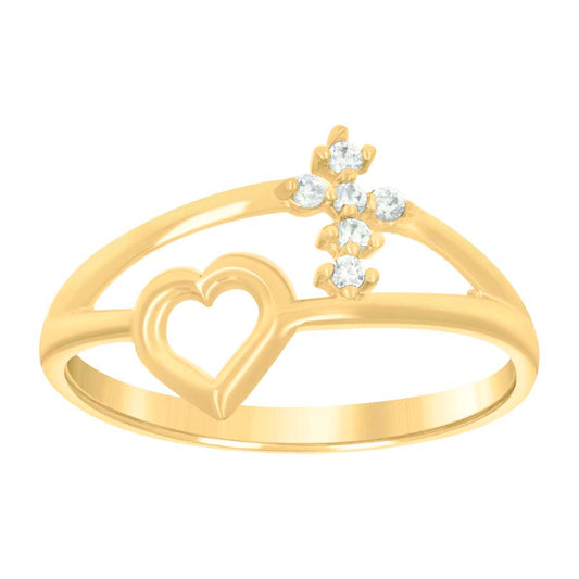 14Kt Gold Cz Ring