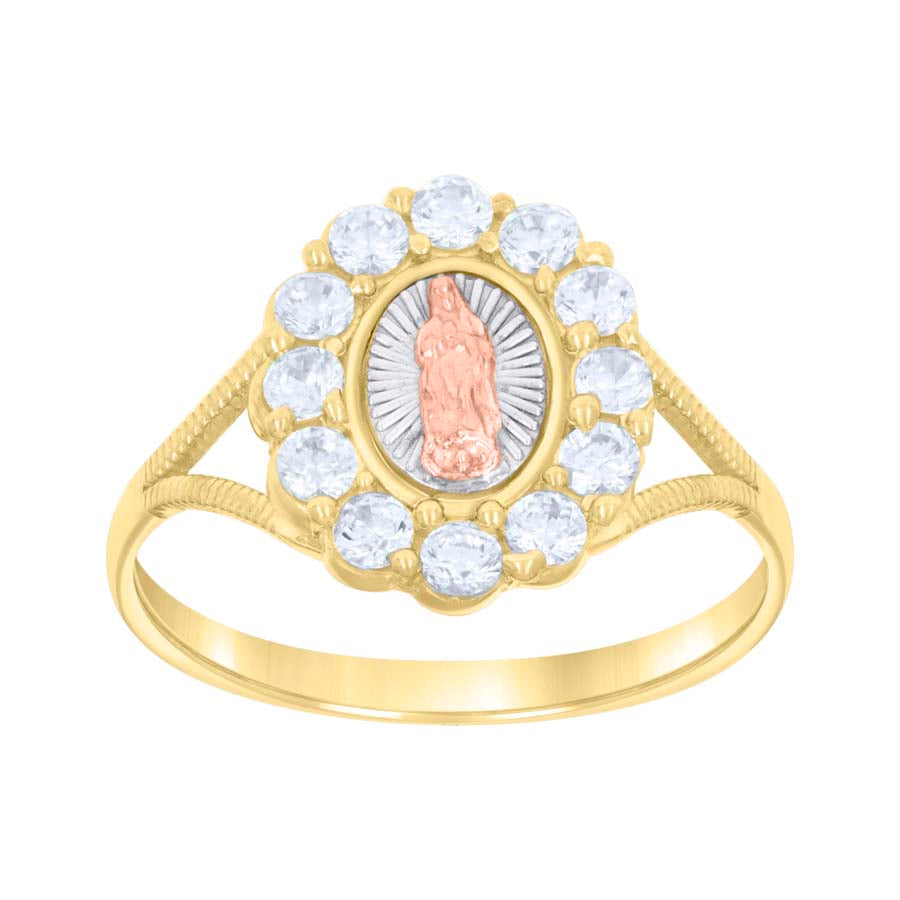14Kt Gold Cz Ring