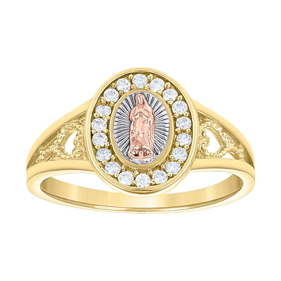 14Kt Gold Cz Ring