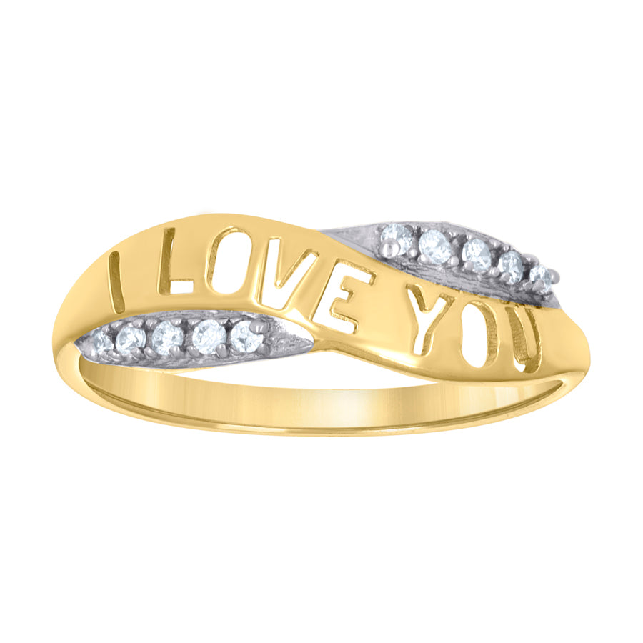14Kt Gold Cz Ring