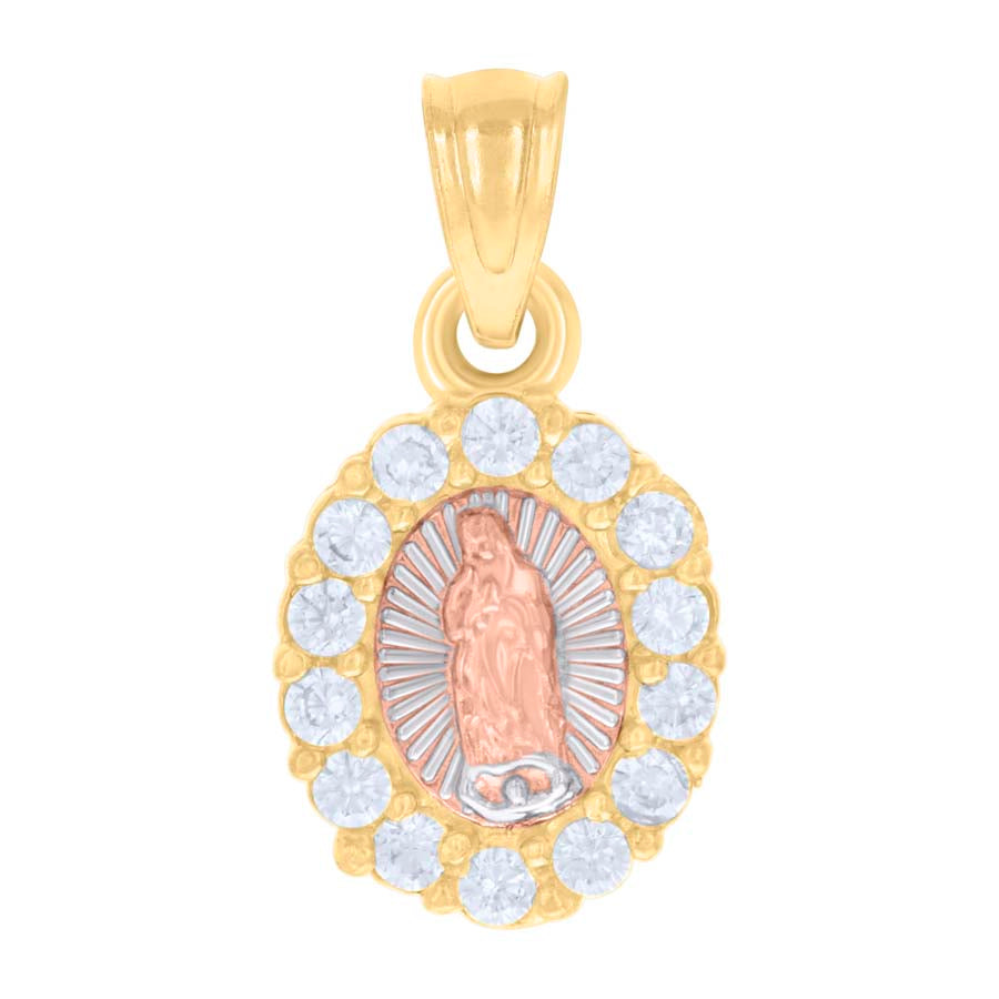 14Kt Gold Cz Pendant