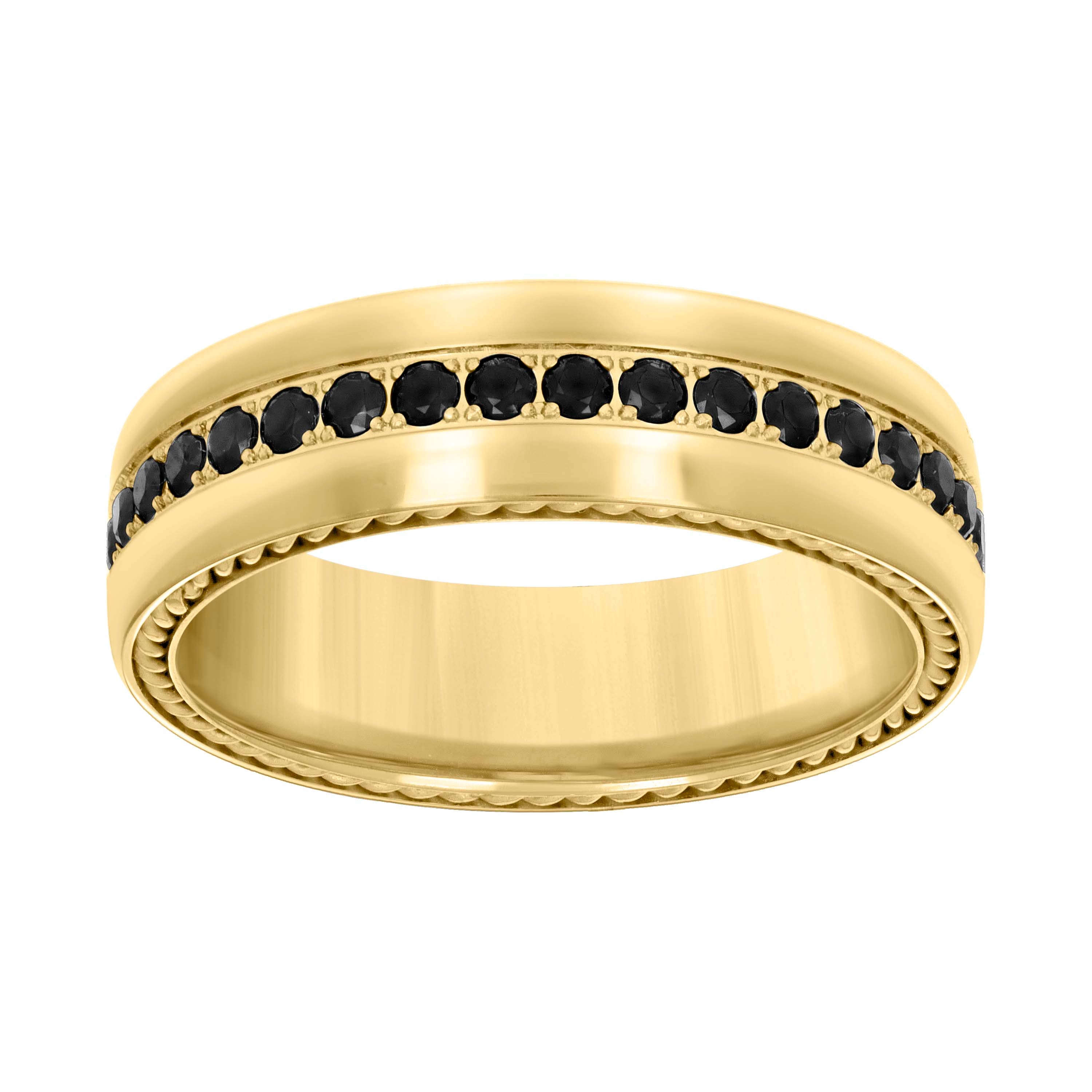 Stainless Steel Cz Band 7mm S8-S12