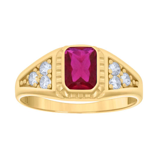 14Kt Gold Cz Ring