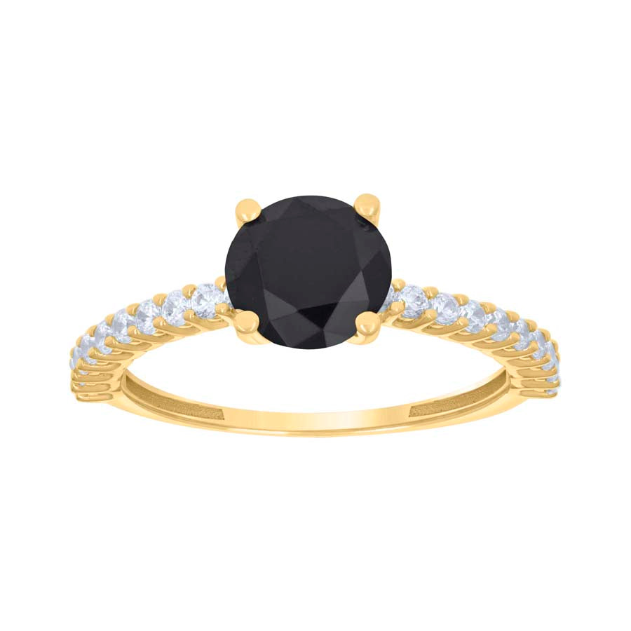 14Kt Gold Cz Ring