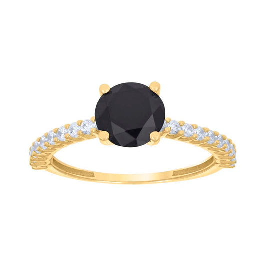 14Kt Gold Cz Ring